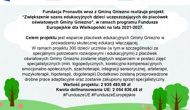 Projekt z zakresu edukacji włączającej