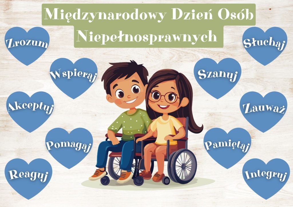 3 grudnia – Międzynarodowy Dzień Osób z Niepełnosprawnościami